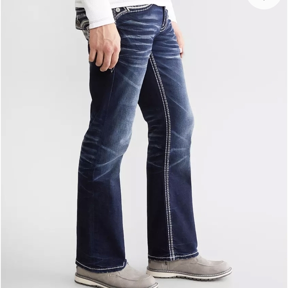 Rock Revival Morrie Slim Boot Stretch Jean - Picture 4 of 5